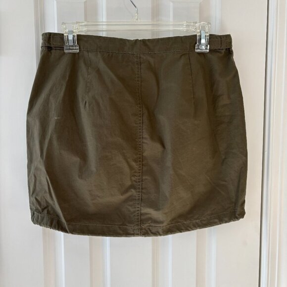 Urban‎ Social Drawcord Miniskirt in Olive Green - Size S - NWT - Picture 2 of 9